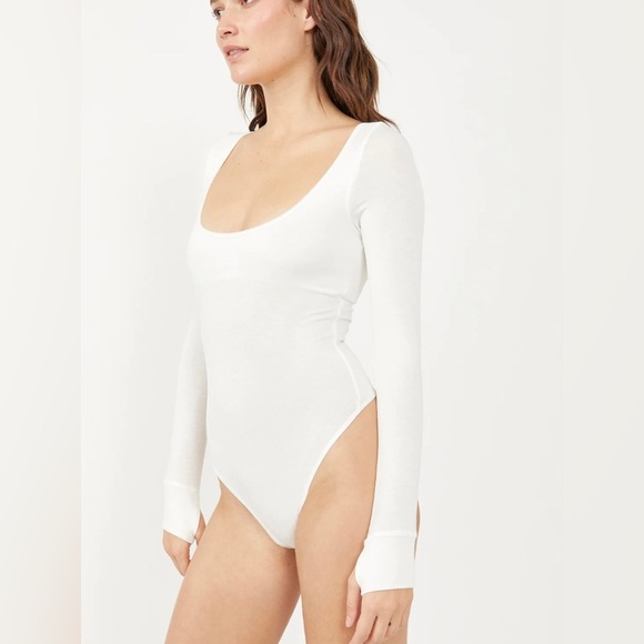 Free People Tops - Free People Bodysuit scoop neck
Size large 
No flaws